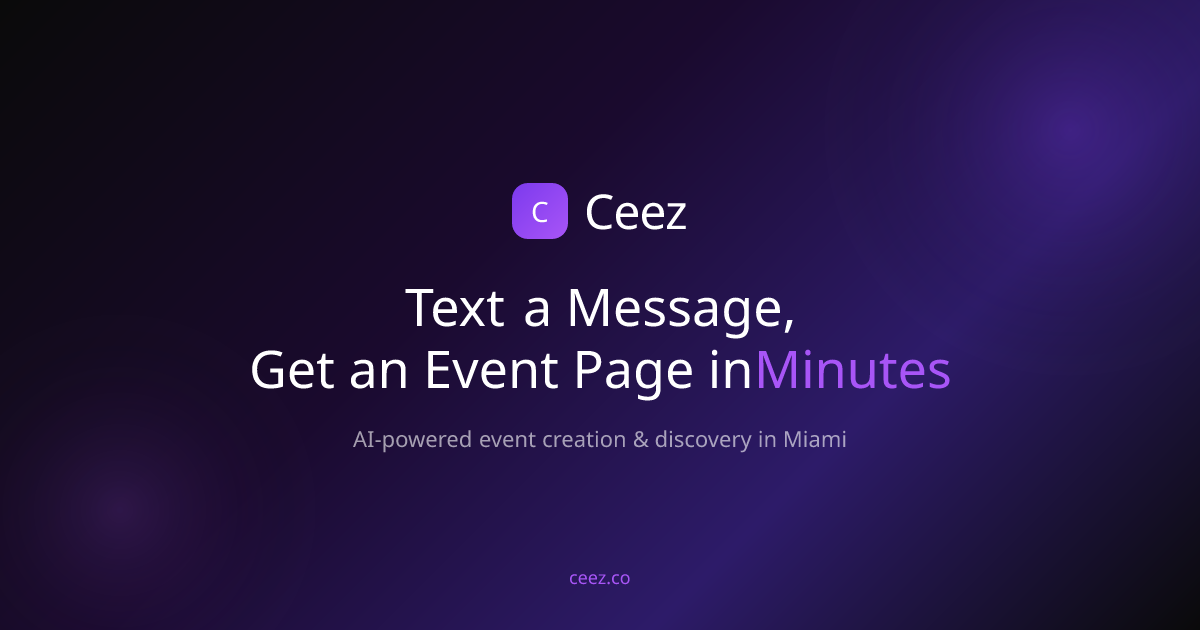 What's Happening in Miami Tonight — Events, Parties & Nightlife | Ceez ...